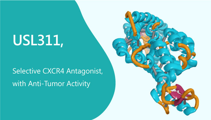 USL311 Selective CXCR4 Antagonist with Anti Tumor Activity 2019 05 21 - USL311 is a Selective CXCR4 Antagonist, with Anti-Tumor Activity