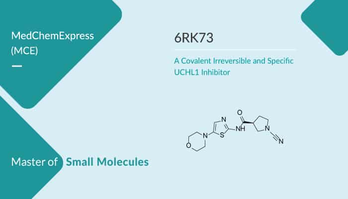 6RK73 is a Covalent Irreversible and Specific UCHL1 Inhibitor 2020 02 28 - 6RK73 is a Covalent Irreversible and Specific UCHL1 Inhibitor