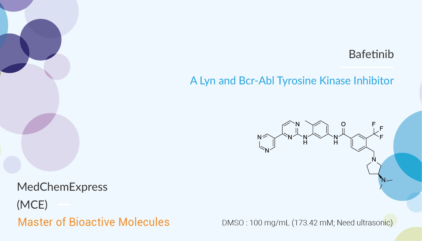 Bafetinib - Bafetinib is a Lyn and Bcr-Abl Tyrosine Kinase Inhibitor