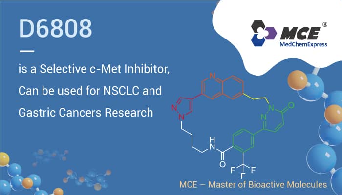D6808 - D6808 is a Highly Selective c‑Met Inhibitor used for NSCLC and Gastric Cancer Research
