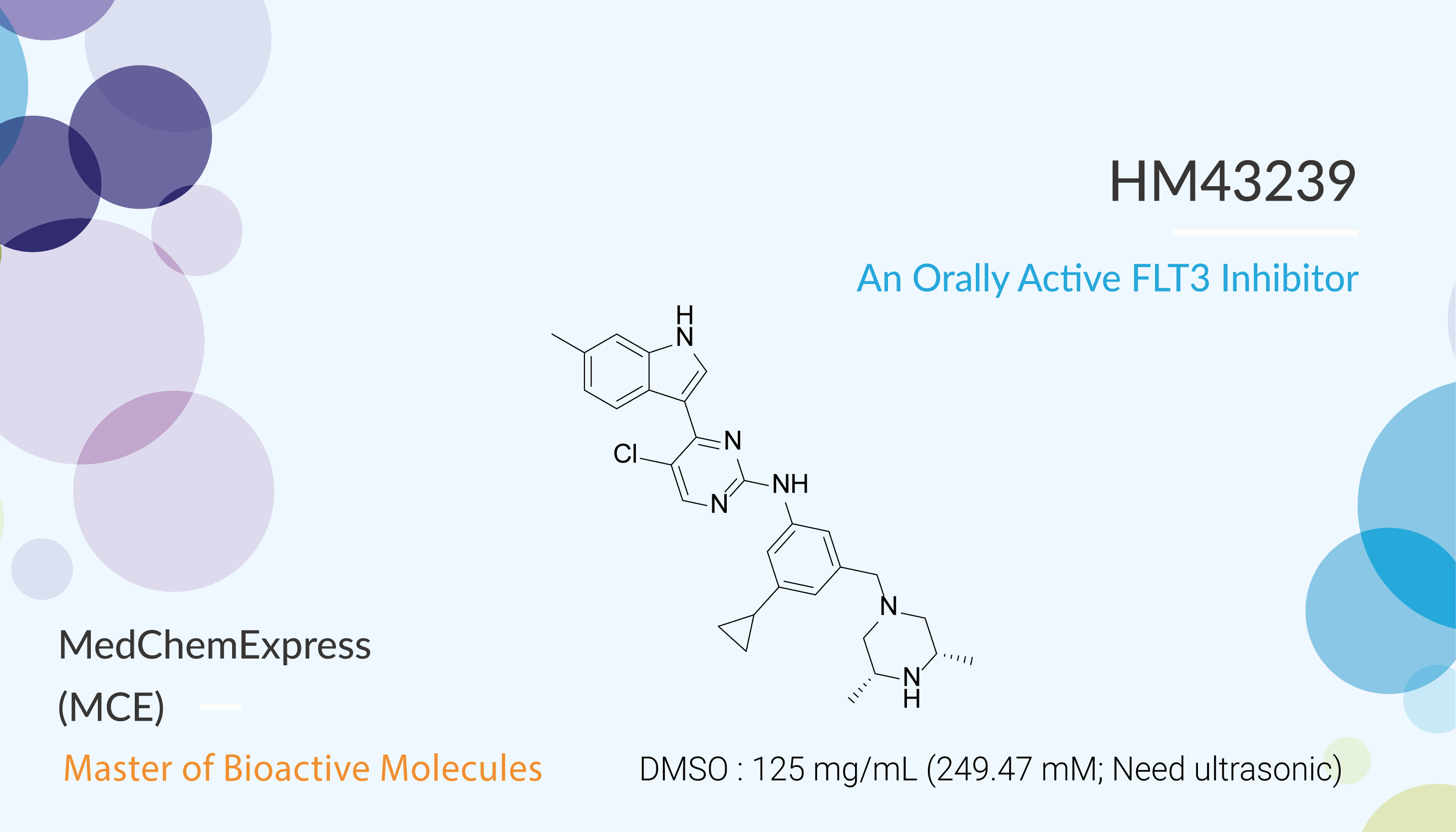 HM43239 is an Orally Active and Selective FLT3 Inhibitor 2022 02 07 - HM43239 is an Orally Active and Selective FLT3 Inhibitor