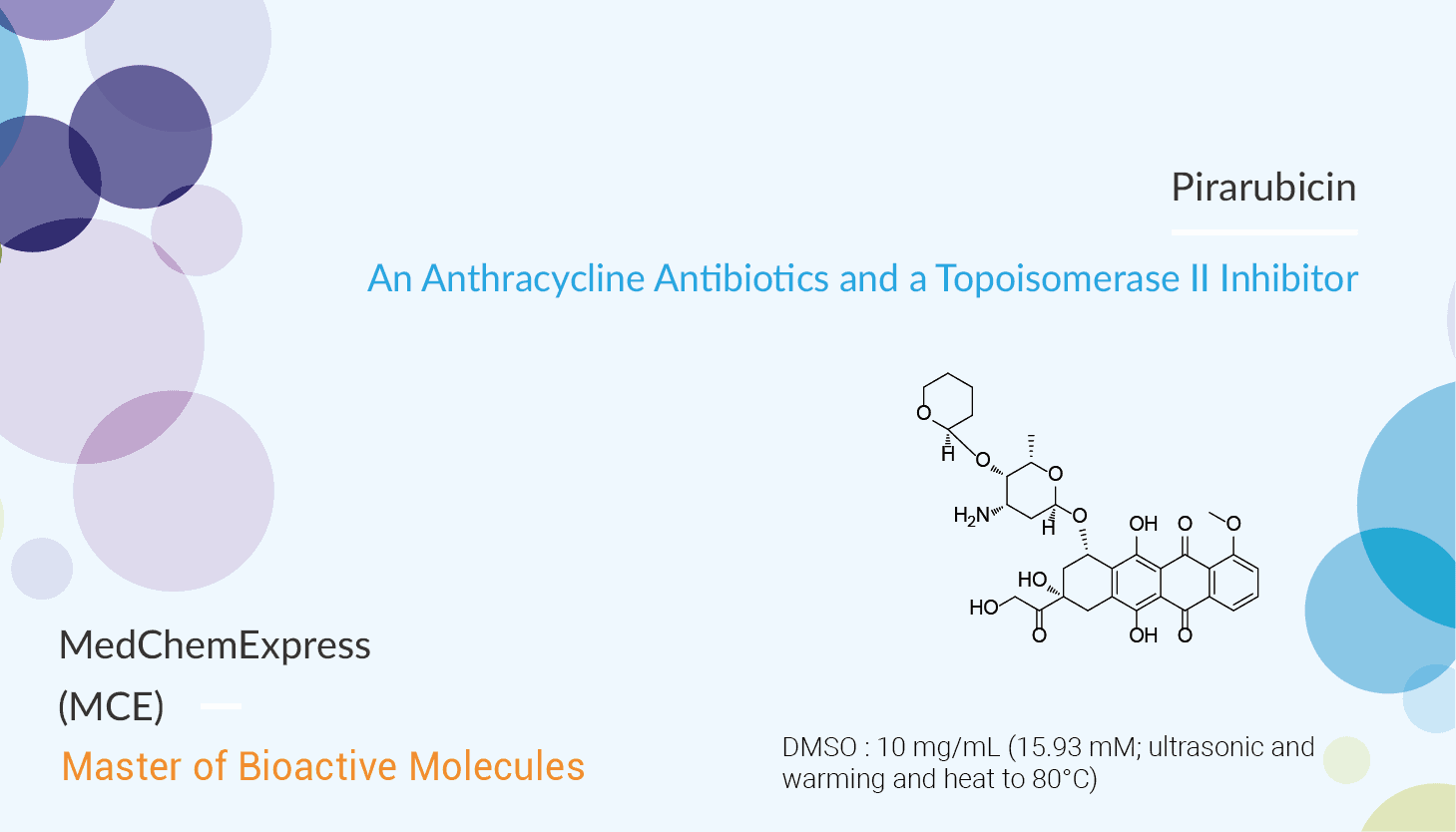 Pirarubicin - Pirarubicin, an Anthracycline Antibiotics, Acts as a Topoisomerase II Inhibitor