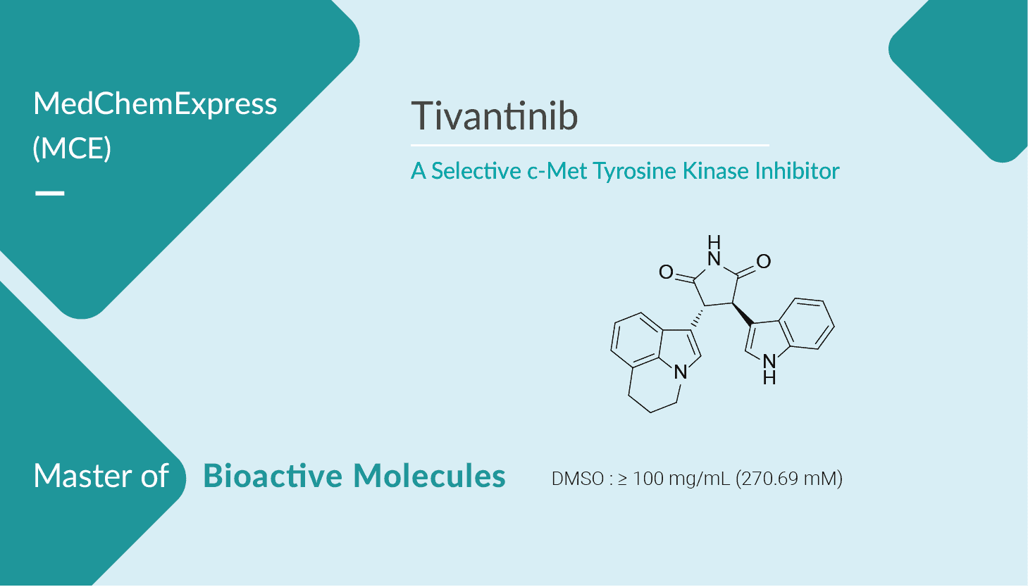 Tivantinib 03 - Tivantinib is a Selective c-Met Tyrosine Kinase Inhibitor